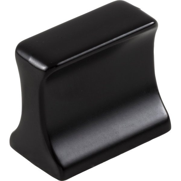 Jeffrey Alexander 1-1/4" Overall Length (16 mm Center-to-Center) Matte Black Sullivan Cabinet Knob 752-19MB - main